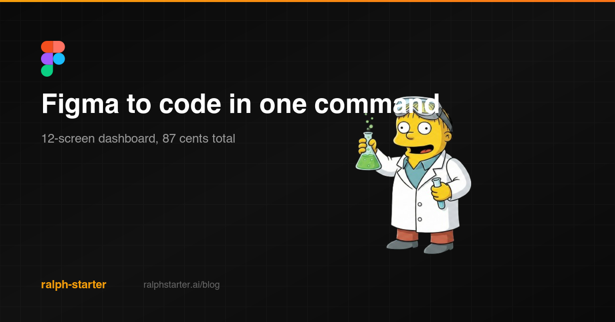 How ralph-starter Converts Figma Designs to Pixel-Perfect Code